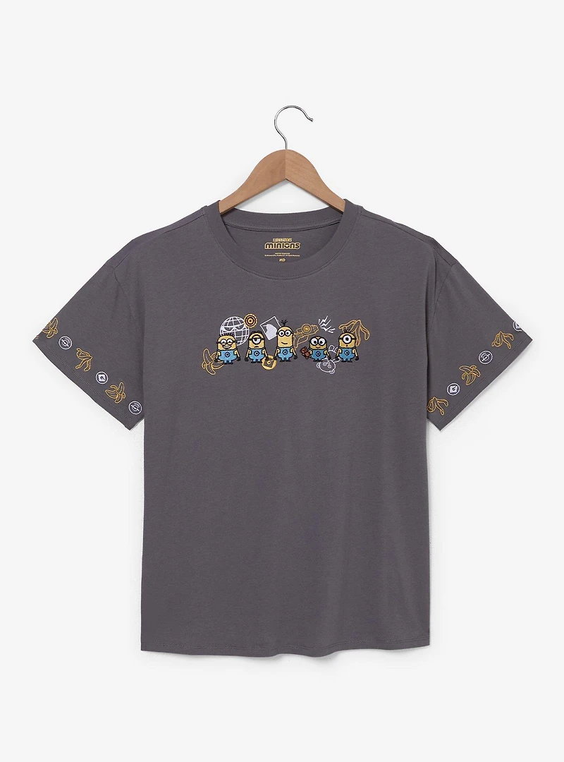 Minions Lineup Women's T-Shirt - BoxLunch Exclusive