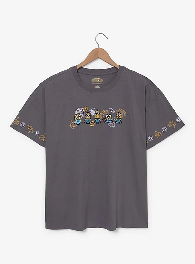 Minions Lineup Women's Plus T-Shirt - BoxLunch Exclusive