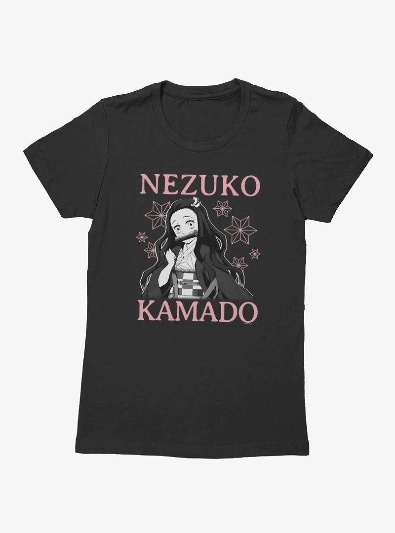 Demon Slayer: Kimetsu No Yaiba Nezuko Kamado Blossoms Womens T-Shirt
