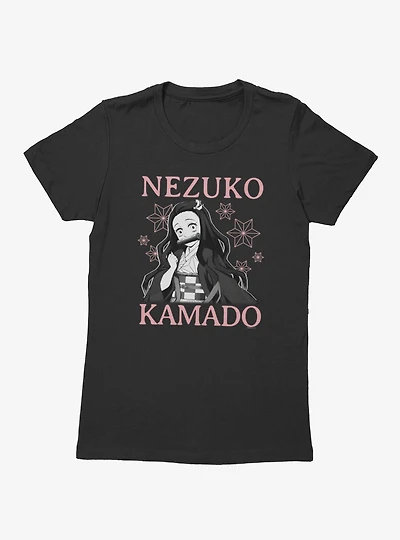 Demon Slayer: Kimetsu No Yaiba Nezuko Kamado Blossoms Womens T-Shirt