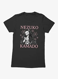 Demon Slayer: Kimetsu No Yaiba Nezuko Kamado Blossoms Womens T-Shirt
