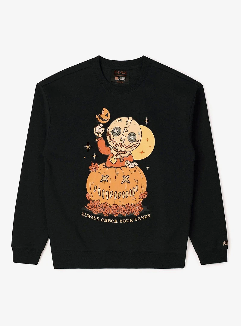 RSVLTS x Trick 'r Treat "Always Check Your Candy" Crewneck Sweatshirt