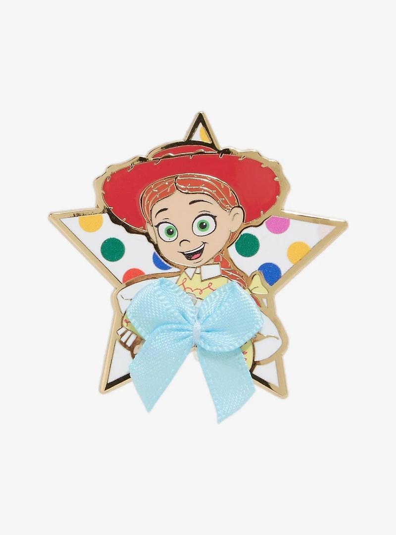 Disney Pixar Toy Story Jessie Fabric Bow Star-Shaped Enamel Pin — BoxLunch Exclusive