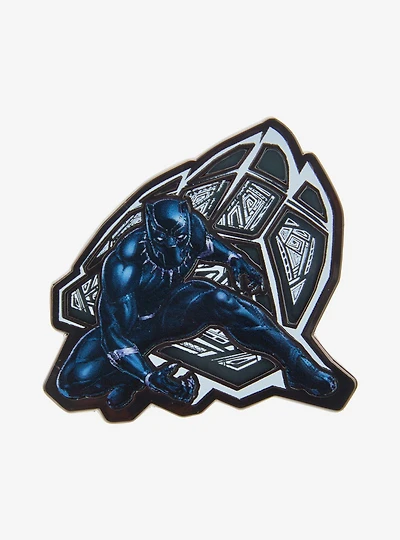 Marvel Black Panther Glow-in-the-Dark Enamel Pin - BoxLunch Exclusive
