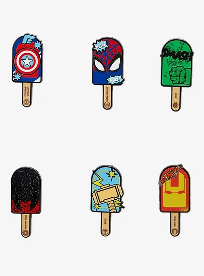 Marvel Popsicle Characters Blind Box Enamel Pin — BoxLunch Exclusive