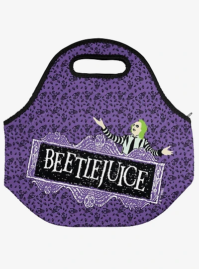 Beetlejuice Logo Soft Neoprene Lunch Bag