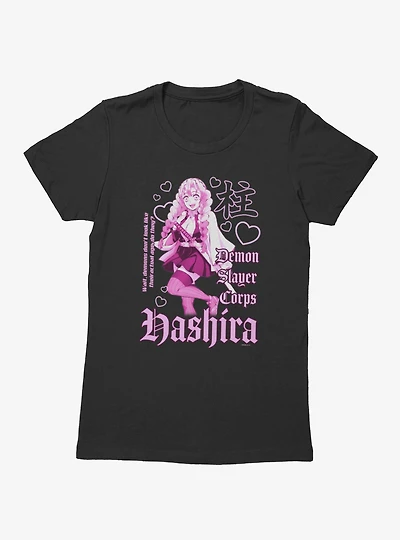 Demon Slayer: Kimetsu No Yaiba Mitsuri Slayer Corps Hashira Womens T-Shirt