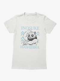 Demon Slayer: Kimetsu No Yaiba Inosuke Hashibira Chevron Womens T-Shirt