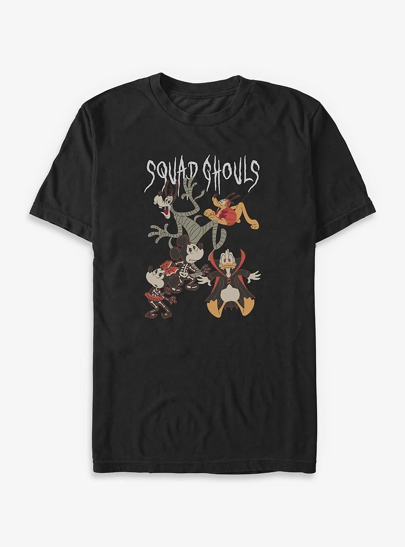 Disney Mickey Mouse And Friends Squad Ghouls Big & Tall T-Shirt