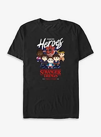 Stranger Things Hawkins Heroes Players Big & Tall T-Shirt