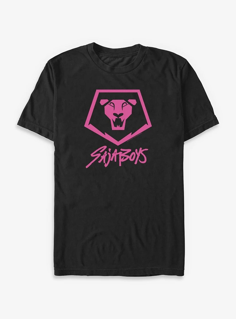 KPop Demon Hunters Saja Boys Lion Logo Big & Tall T-Shirt
