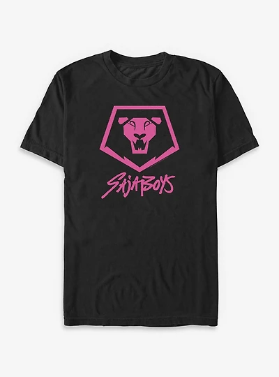 KPop Demon Hunters Saja Boys Lion Logo Big & Tall T-Shirt