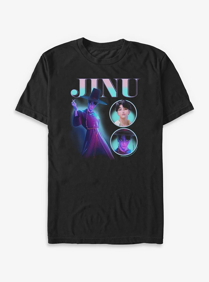 KPop Demon Hunters Jinu Montage Big & Tall T-Shirt