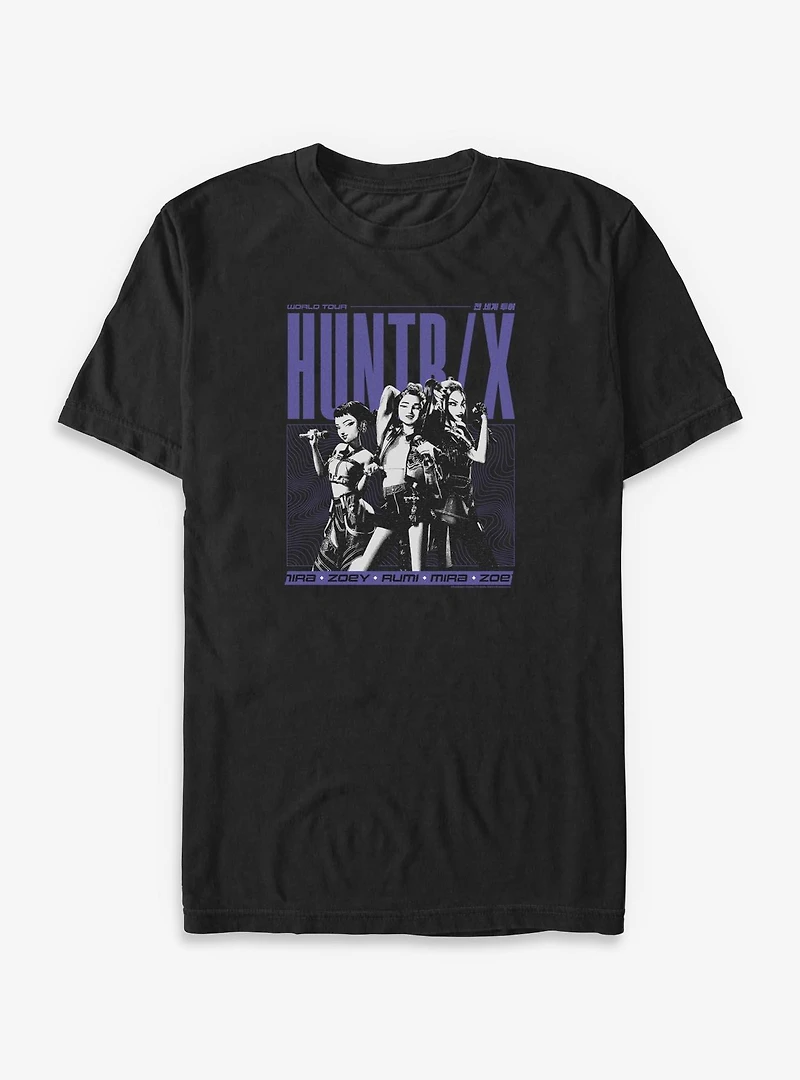 KPop Demon Hunters World Tour Huntrix Big & Tall T-Shirt