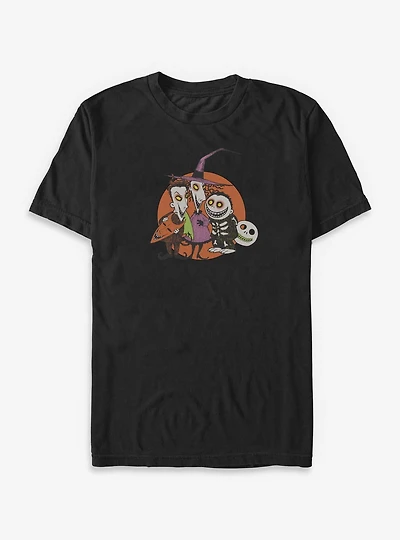 Disney The Nightmare Before Christmas Troublemakers Trio Shock, Lock, & Barrel Big Tall T-Shirt