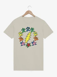 The Greatful Dead Dancing Bear Bolt Logo T-Shirt