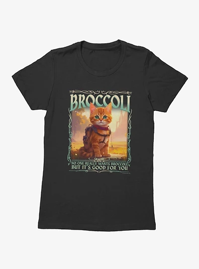 Fourth Wing Broccoli Portrait Womens T-Shirt Box Lunch Exclusive