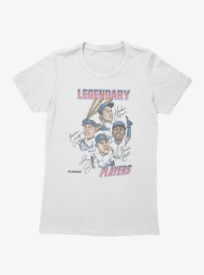 MLB Legendary Players Caricatures Womens T-Shirt Box Lunch Exclusive