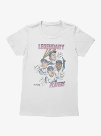 MLB Legendary Players Caricatures Womens T-Shirt Box Lunch Exclusive