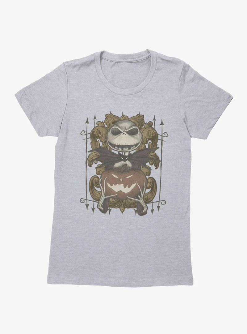 Disney The Nightmare Before Christmas Jack Pumpkin Flourish Womens T-Shirt Box Lunch Exclusive