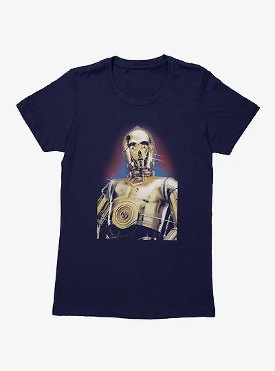 Star Wars C-3PO Portrait Womens T-Shirt Box Lunch Exclusive