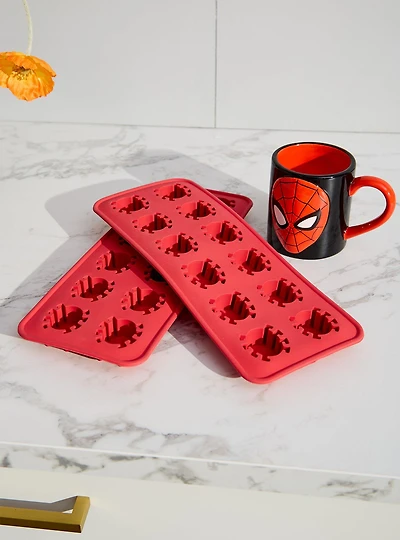 Marvel Spider-Man Spider Silicone Ice Cube Tray Set