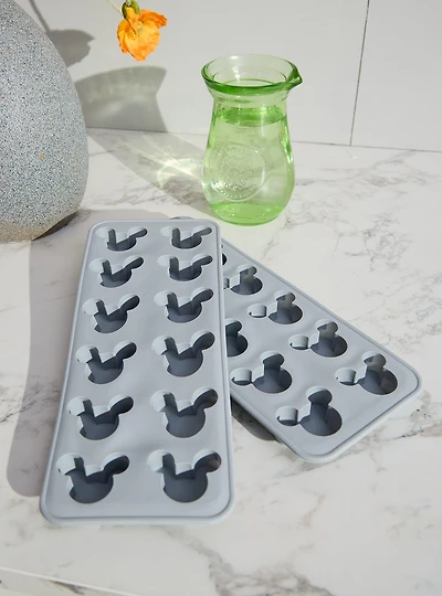 Disney Mickey Mouse Silhouette Silicone Ice Cube Tray Set