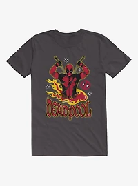 Marvel Deadpool 3 Fire T-Shirt Box Lunch Exclusive