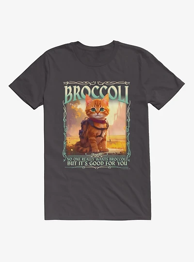 Fourth Wing Broccoli Portrait T-Shirt Box Lunch Exclusive