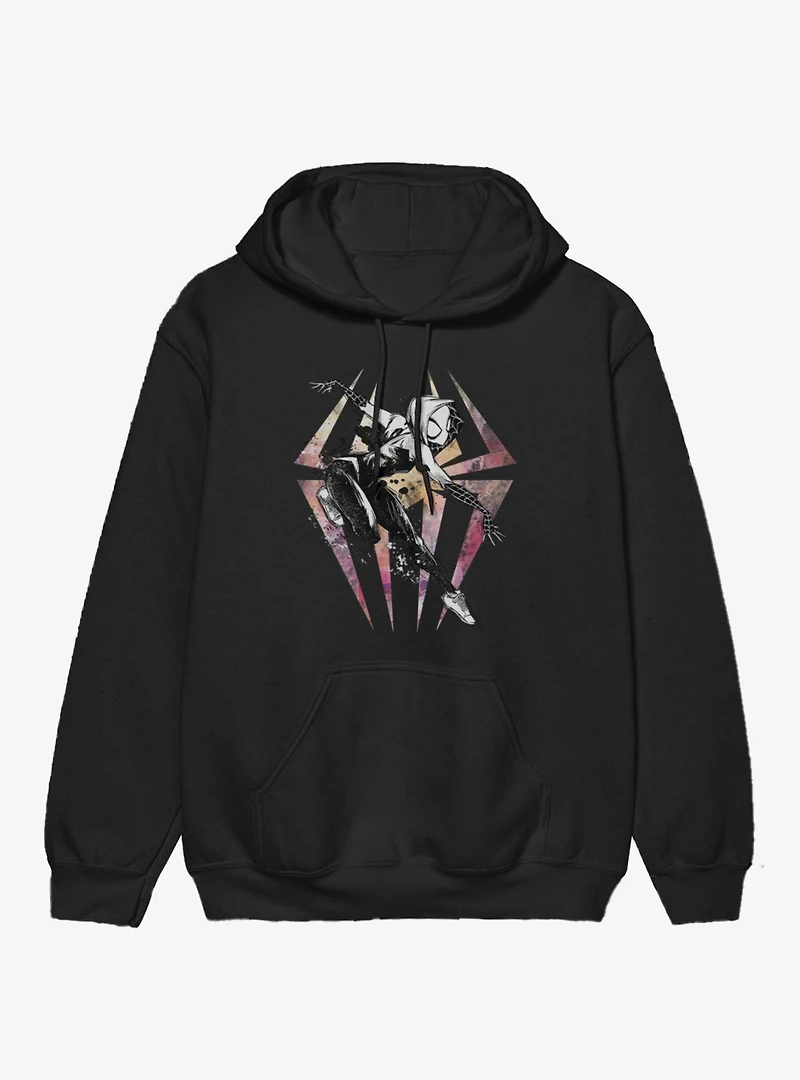 Marvel Spider Gwen Watercolor Logo Hoodie Box Lunch Exclusive