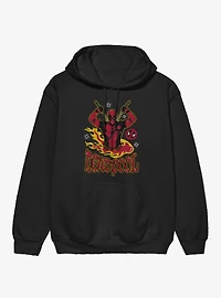 Marvel Deadpool 3 Fire Hoodie Box Lunch Exclusive