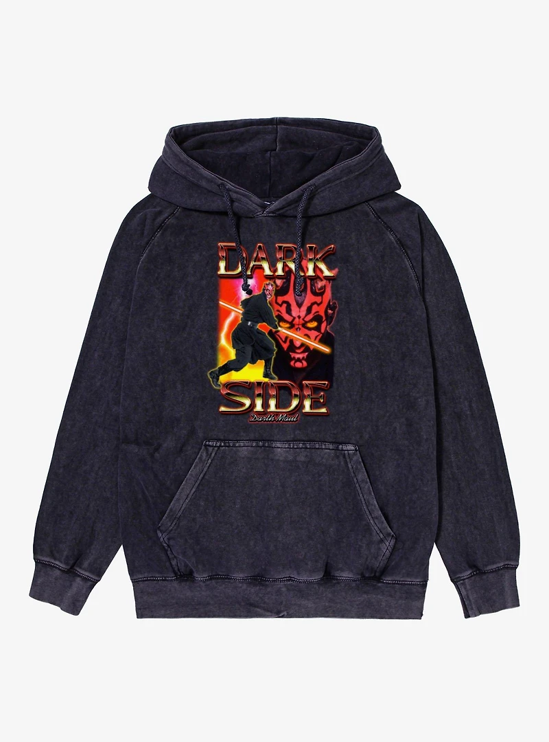 Star Wars Dark Side Darth Maul Mineral Wash Hoodie Box Lunch Exclusive