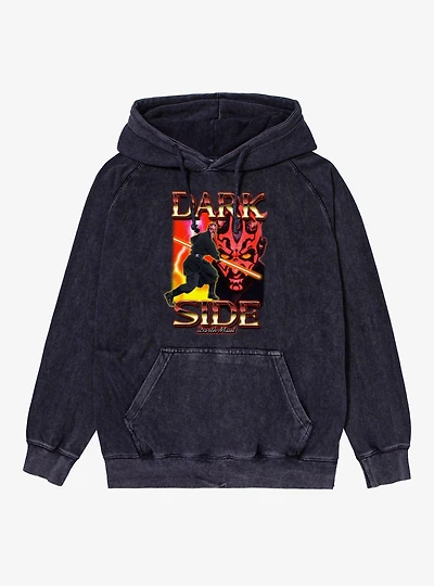Star Wars Dark Side Darth Maul Mineral Wash Hoodie Box Lunch Exclusive