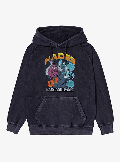 Disney Hercules Hades Pain and Panic Mineral Wash Hoodie Box Lunch Exclusive