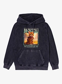 Fourth Wing Broccoli Portrait Mineral Wash Hoodie Box Lunch Exclusive