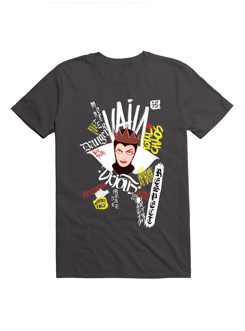 Disney Villains Snow White Evil Queen Graffiti T-Shirt Box Lunch Exclusive