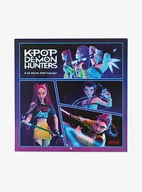 KPop Demon Hunters 2026 16-Month Wall Calendar