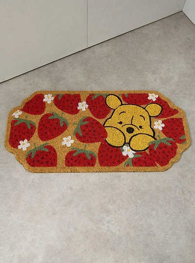 Disney Winnie the Pooh Strawberry Pooh Bear Door Mat - BoxLunch Exclusive