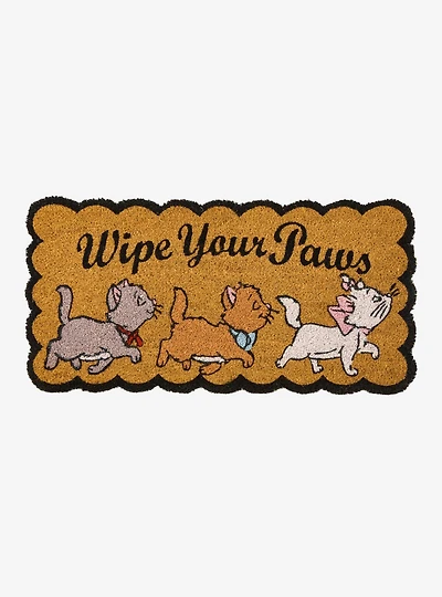 Disney The Aristocats Wipe Your Paws Door Mat - BoxLunch Exclusive