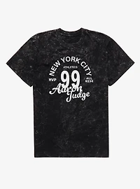 MLB New York City Yankees Aaron Judge Mineral Wash T-Shirt Box Lunch Exclusive