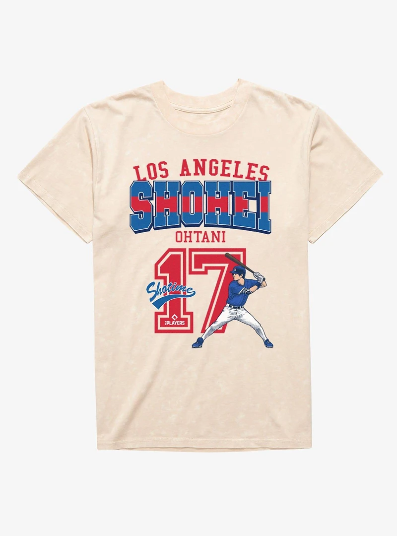 MLB Los Angeles Dodgers Shohei Ohtani 17 Mineral Wash T-Shirt Box Lunch Exclusive