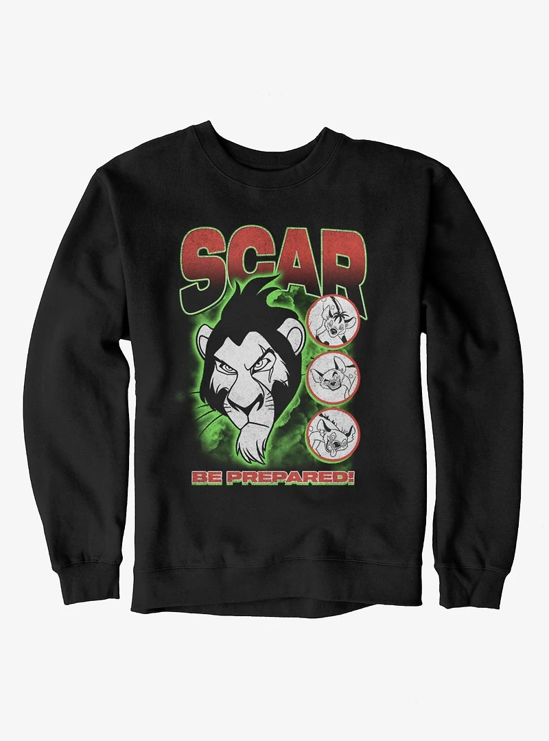 Disney The Lion King Scar Be Prepared Sweatshirt Box Lunch Exclusive