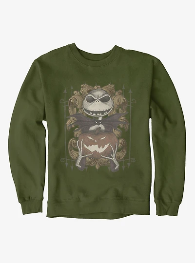 Disney The Nightmare Before Christmas Jack Pumpkin Flourish Sweatshirt Box Lunch Exclusive