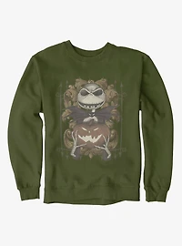 Disney The Nightmare Before Christmas Jack Pumpkin Flourish Sweatshirt Box Lunch Exclusive