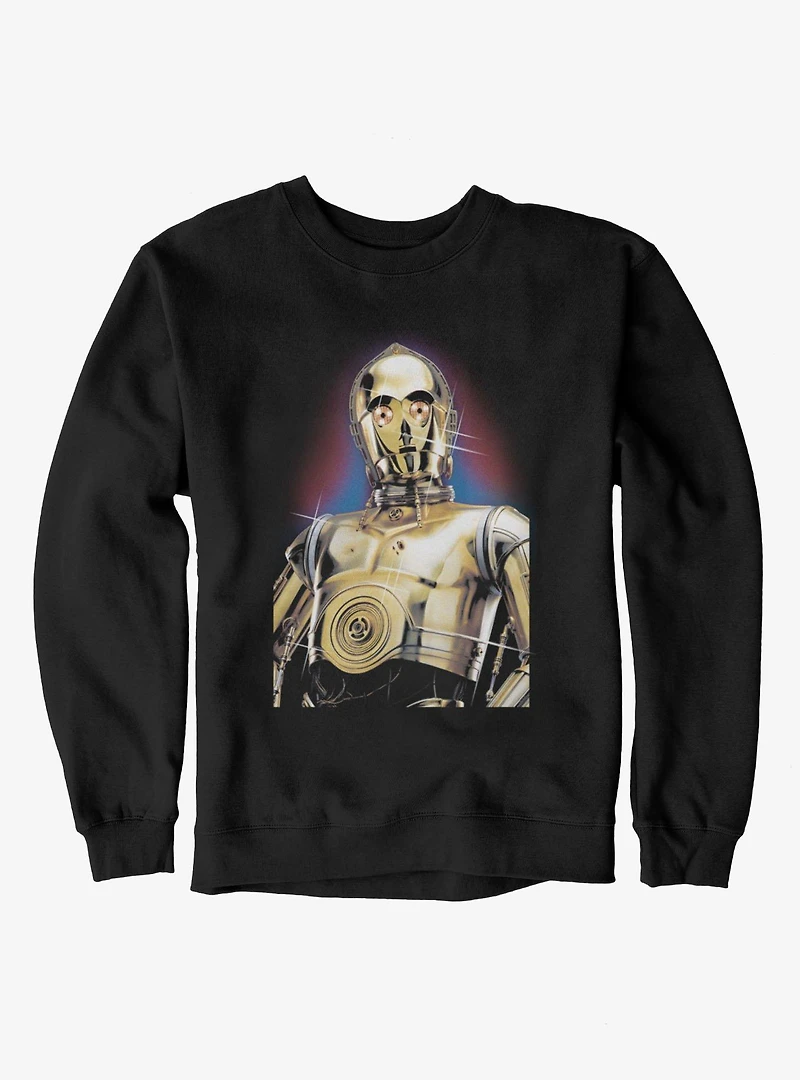 Star Wars C-3PO Portrait Sweatshirt Box Lunch Exclusive
