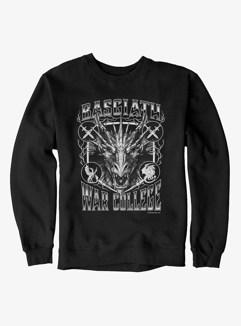 Fourth Wing Dragon Head Basgiath War College Sweatshirt Box Lunch Exclusive