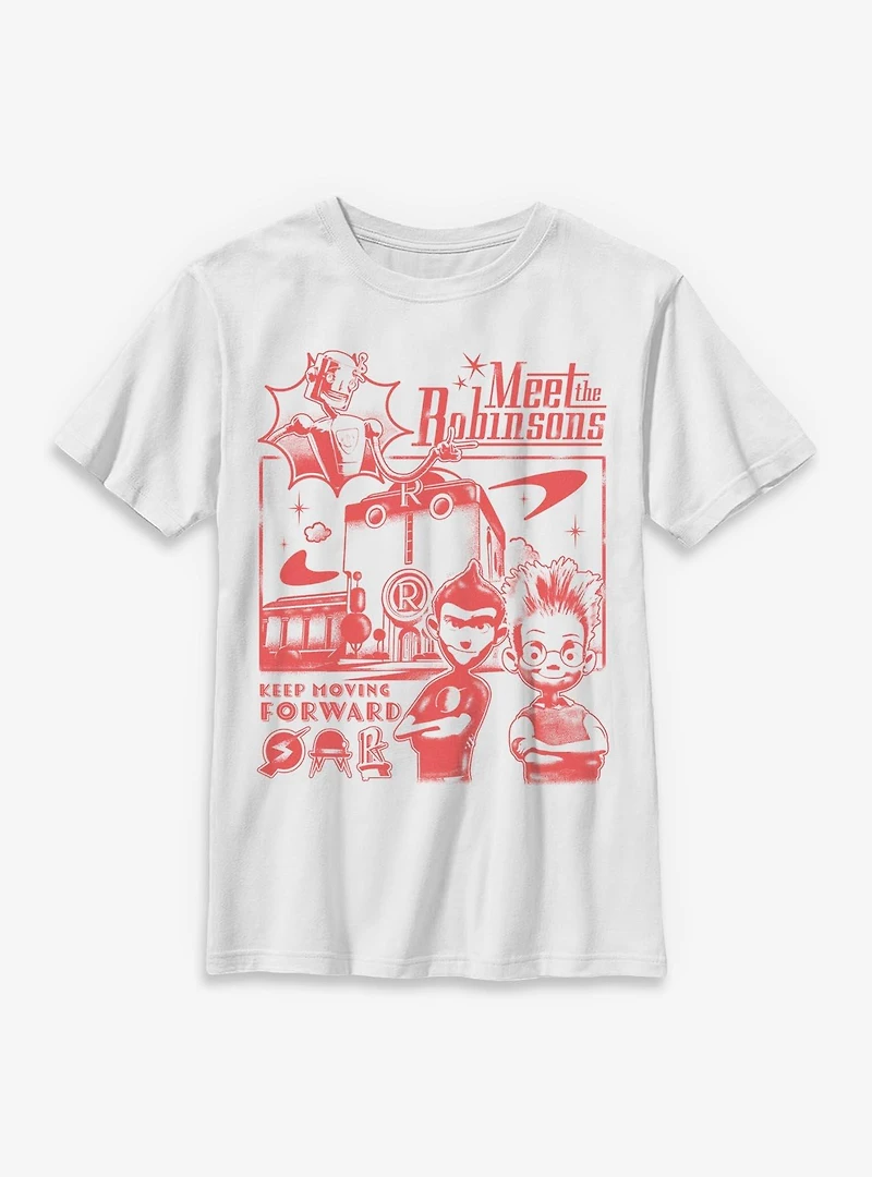 Disney Meet The Robinsons Keep Movig Forward Youth Boys T-Shirt