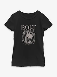 Disney Bolt Coquette Frame Youth Girls T-Shirt