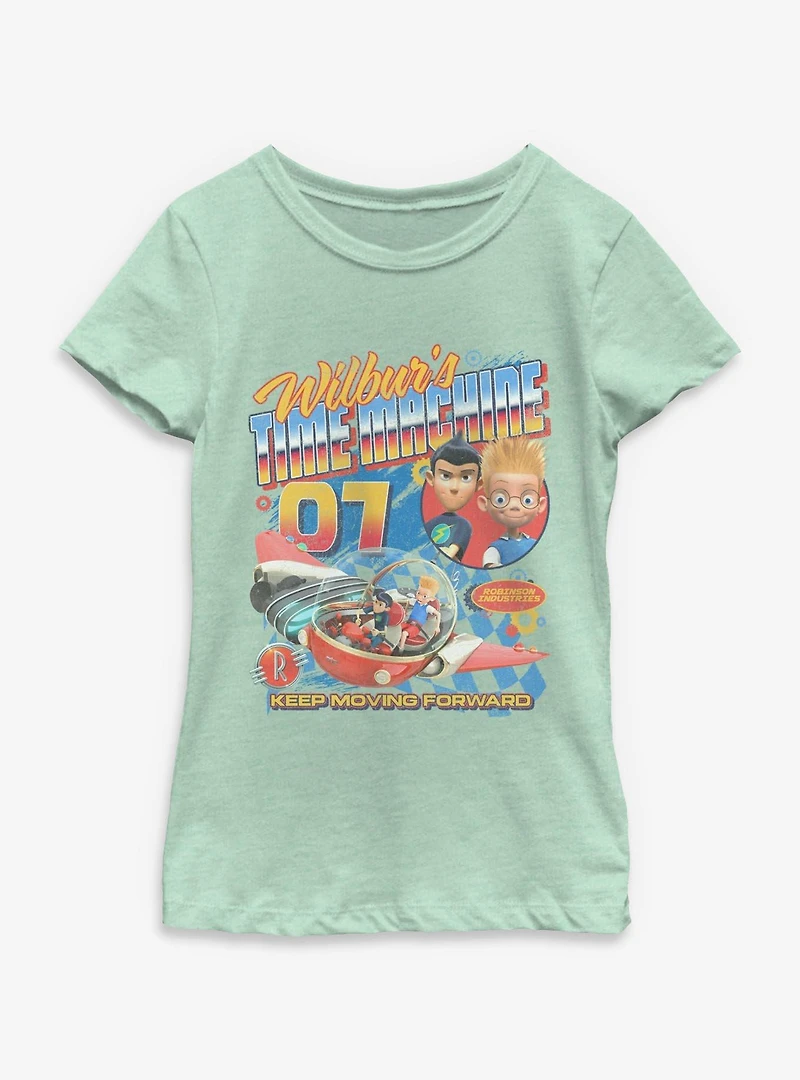 Disney Meet The Robinsons Wilbur's Time Machine Youth Girls T-Shirt