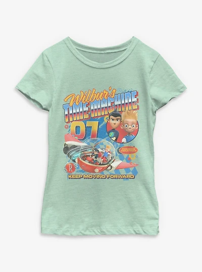 Disney Meet The Robinsons Wilbur's Time Machine Youth Girls T-Shirt